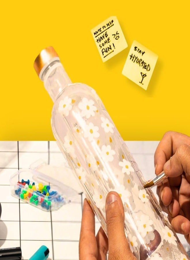 KITSTERS DIY Light Bottle Painting Kit|Recycled Bottle + Fairy Lights + Paints & Brushes|Ideal Birthday Gift|Art & Craft|Fun Activity For Kids & Adults|Detailed Video Workshop Included,Multicolor - Image 2